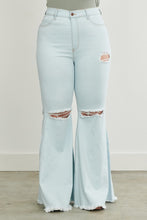 Load image into Gallery viewer, You Give me the Blues Denim Flare Jeans
