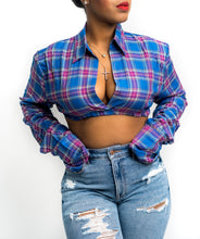 Load image into Gallery viewer, Plaid Crop Top
